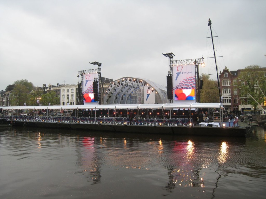 The stage